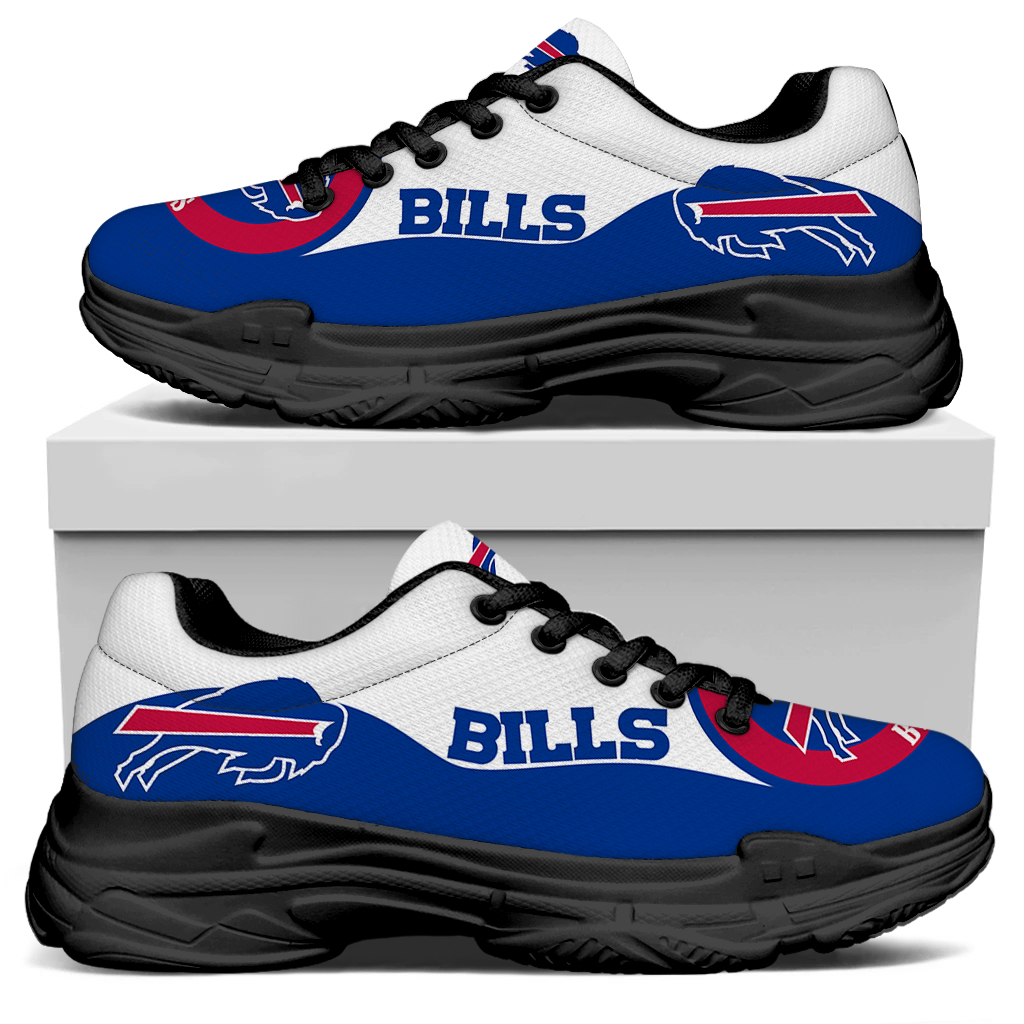 Women's Buffalo Bills Edition Chunky Sneakers With Line 001 Women's Buffalo Bills Edition Chunky Sneakers With Line 001
